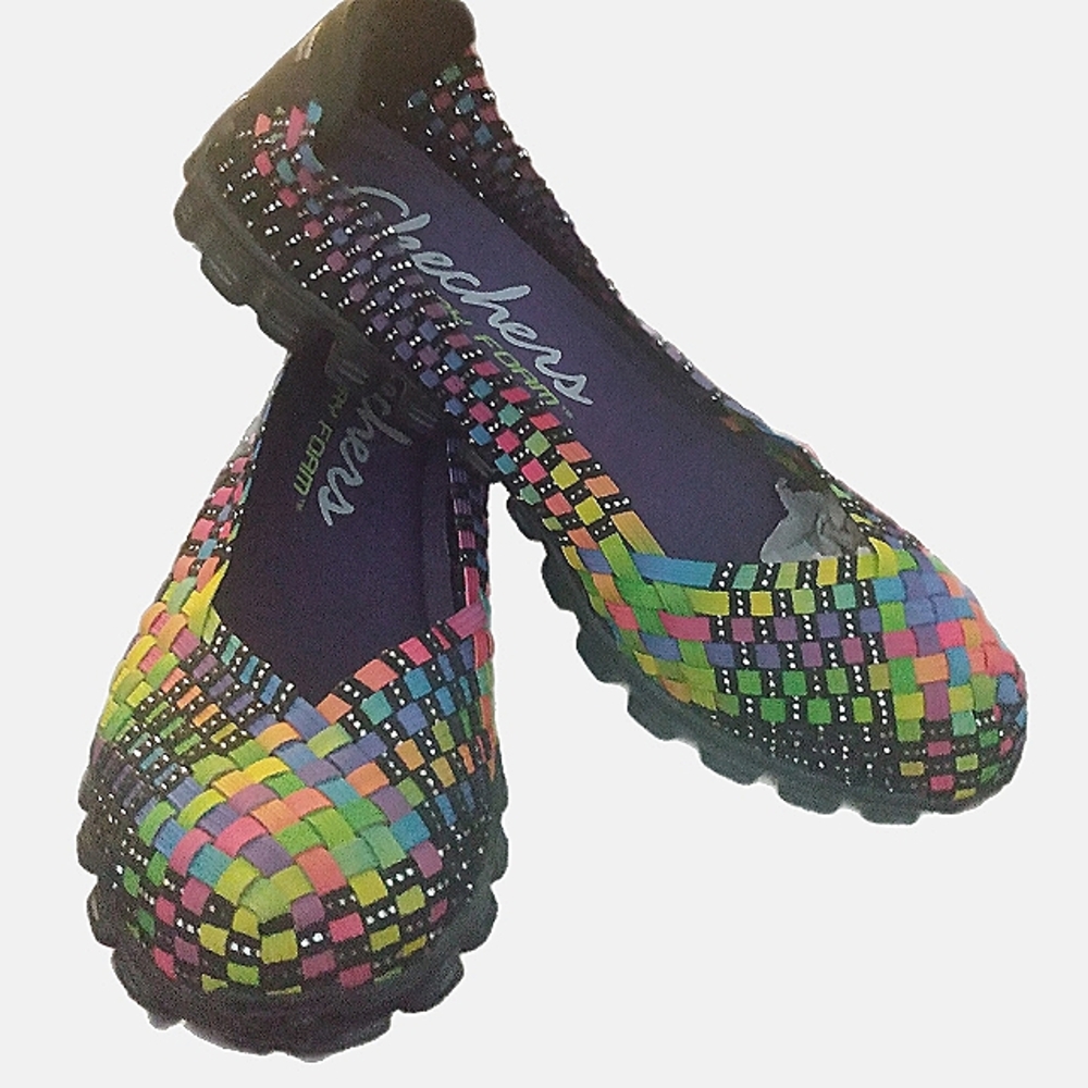 Skechers multi colo slip on (nwot)